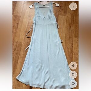 Aritzia Wilfred Orchestra Dress in Blue